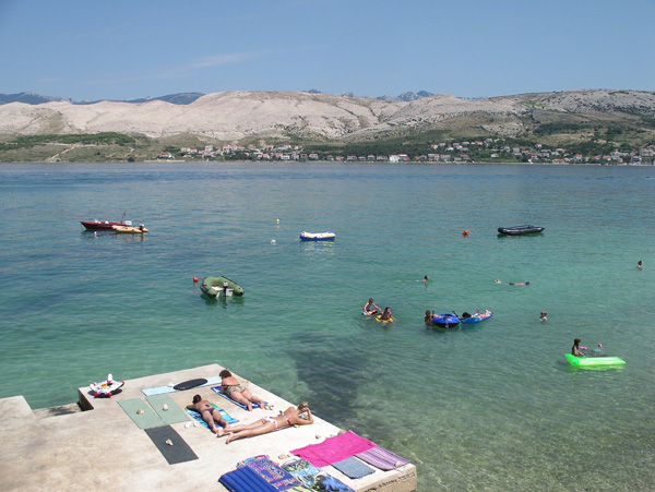 Pag-Biser-spiaggia